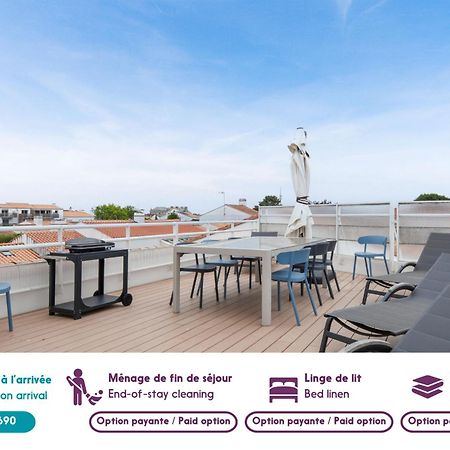 Appart Pour 8 Au Coeur De Noirmoutier - Terrasse Exterior foto