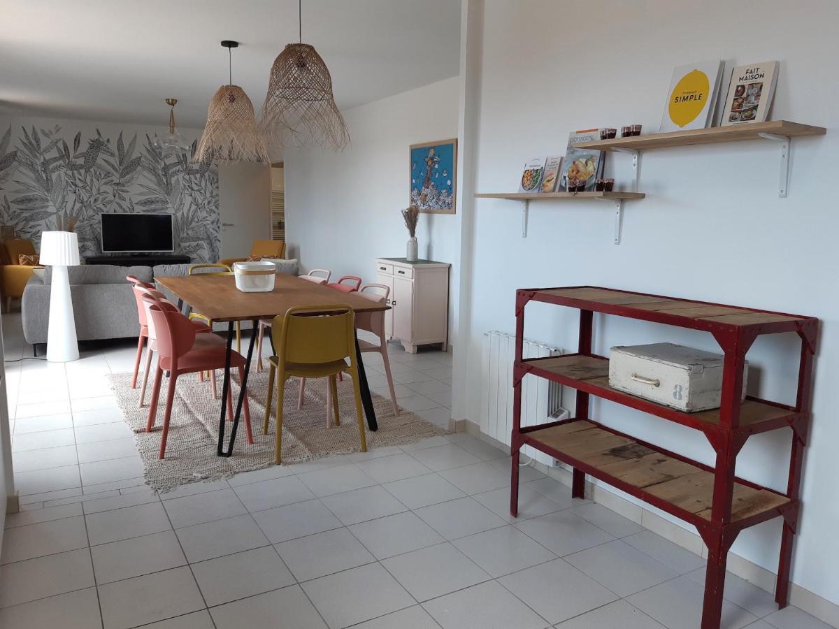 Appart Pour 8 Au Coeur De Noirmoutier - Terrasse Exterior foto