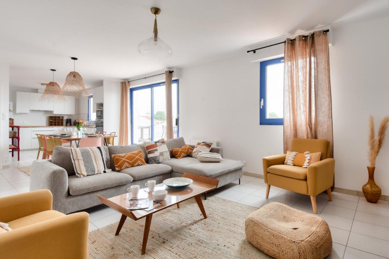 Appart Pour 8 Au Coeur De Noirmoutier - Terrasse Exterior foto